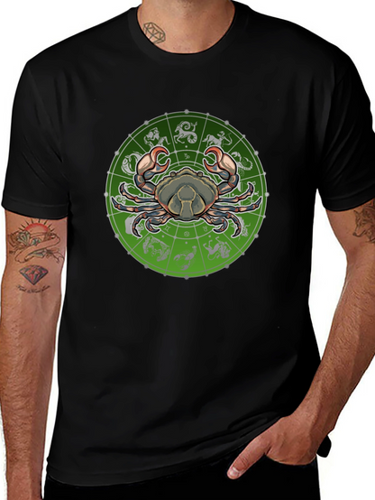 Cancer Zodiac Graphic Tee - Astrology T-Shirt