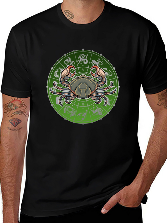 Cancer Zodiac Graphic Tee - Astrology T-Shirt