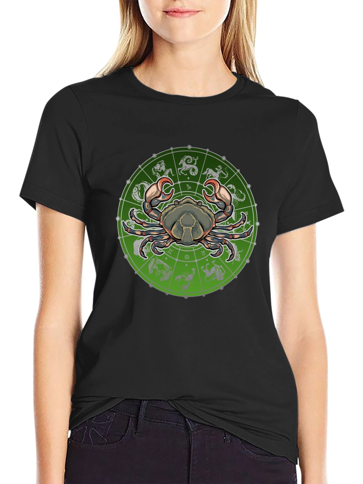 Cancer Zodiac Graphic Tee - Astrology T-Shirt
