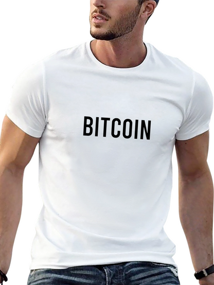 Bitcoin Black Tee - Crypto Enthusiast Apparel