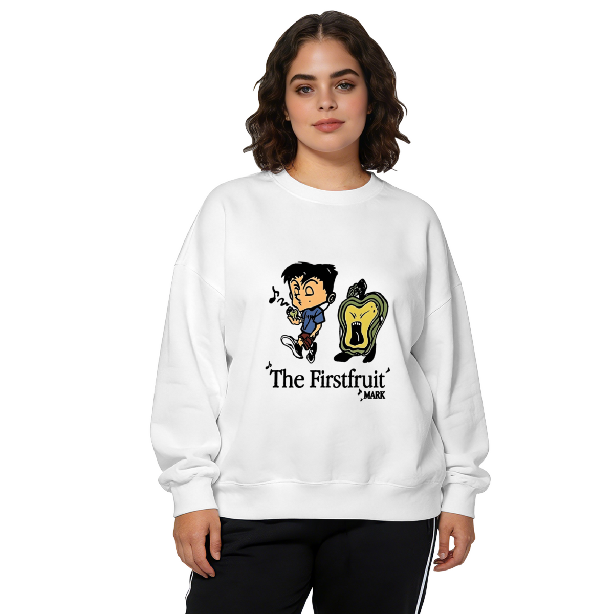 Remember Who You Are Watercolor Lion Art Inspirational Crewneck Sweatshirt