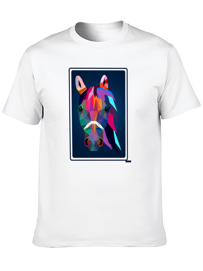 Geometric Horse Graphic Tee