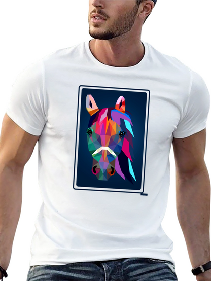 Geometric Horse Graphic Tee
