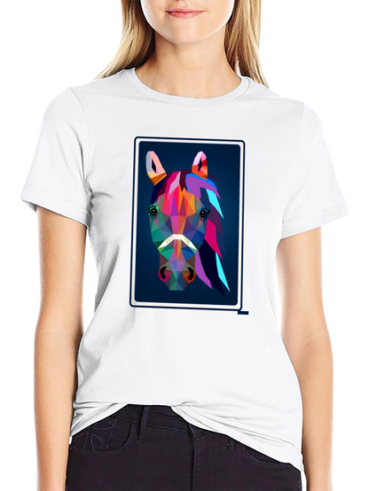 Geometric Horse Graphic Tee