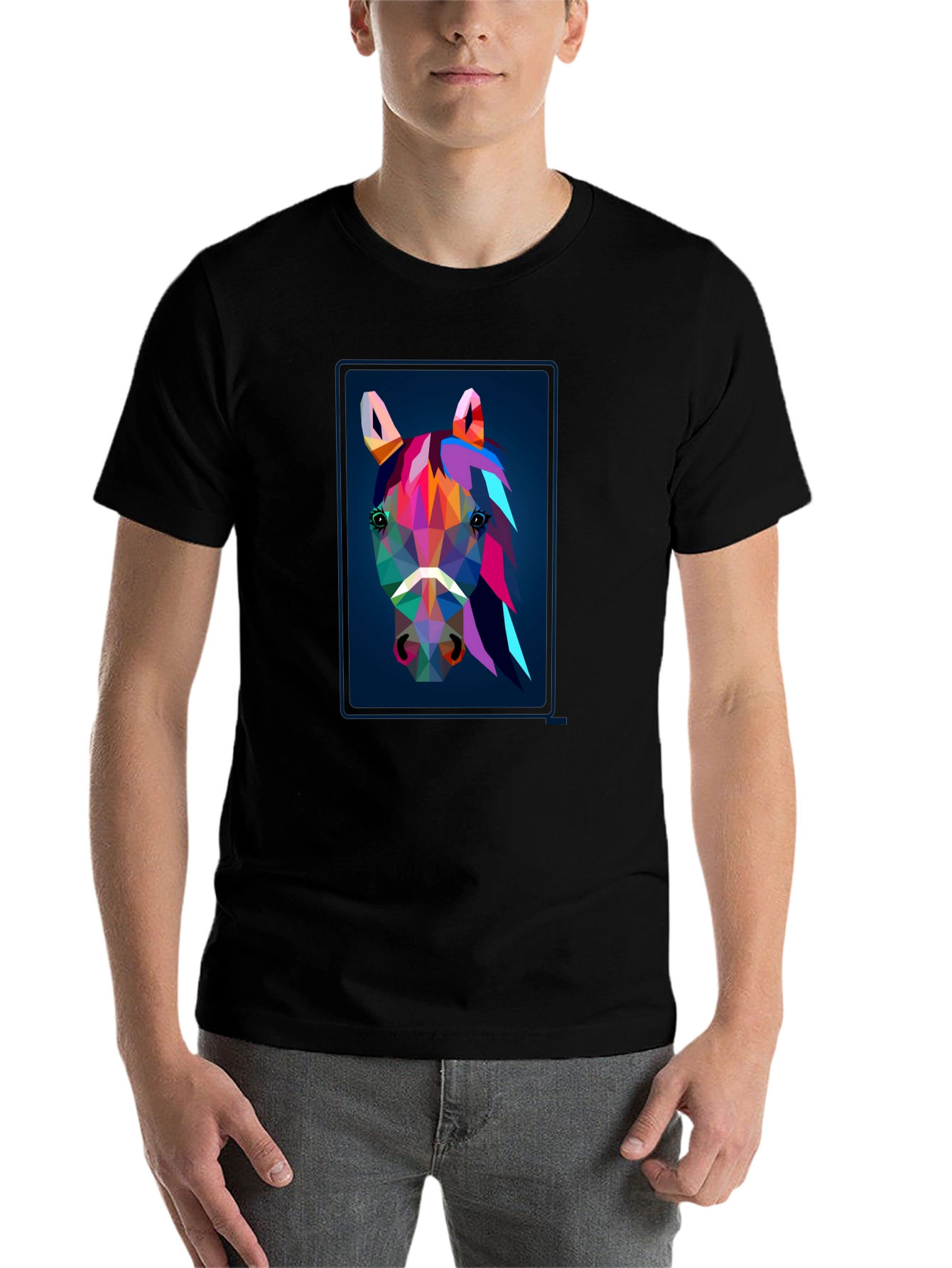 Geometric Horse Graphic Tee