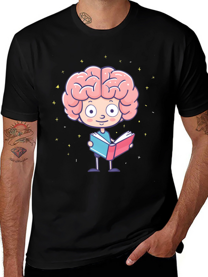 Brainy Bookworm Graphic Tee