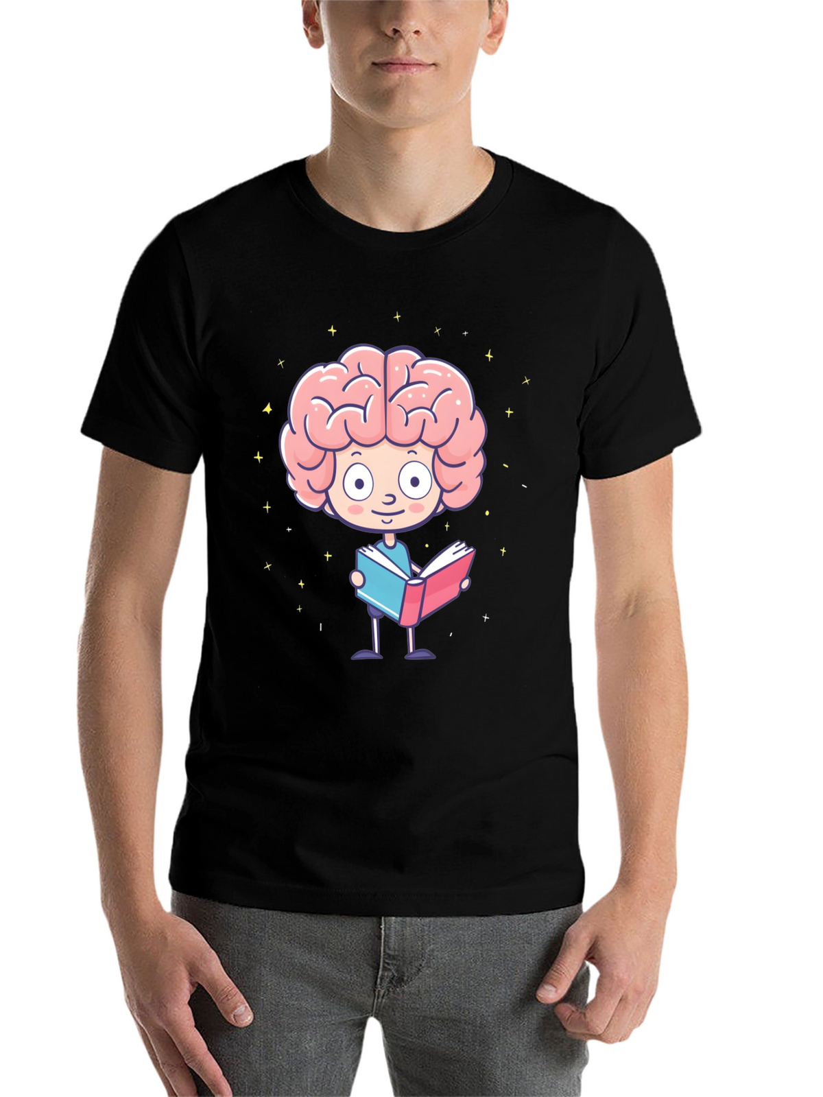 Brainy Bookworm Graphic Tee