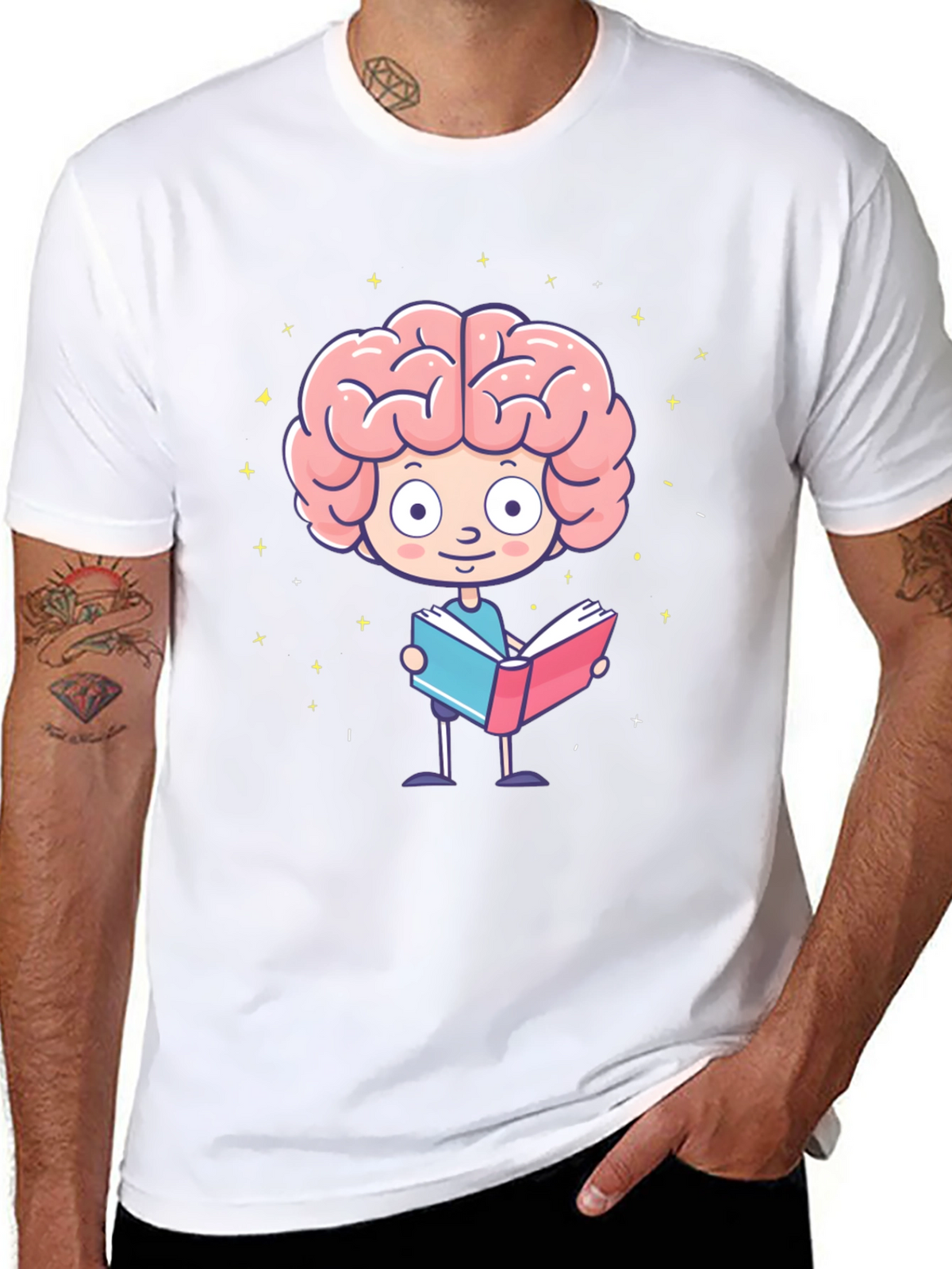 Brainy Bookworm Graphic Tee