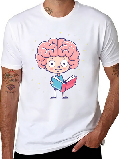Brainy Bookworm Graphic Tee