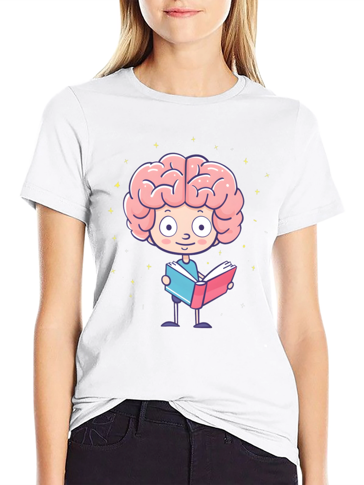 Brainy Bookworm Graphic Tee