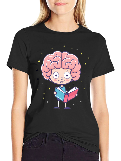 Brainy Bookworm Graphic Tee