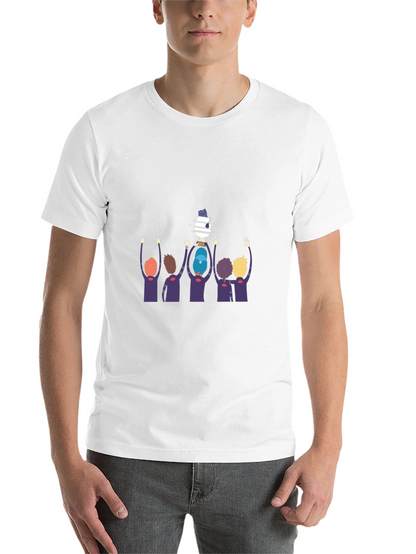 Graphic Tee: Team Celebration Black T-Shirt