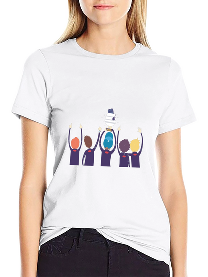 Graphic Tee: Team Celebration Black T-Shirt