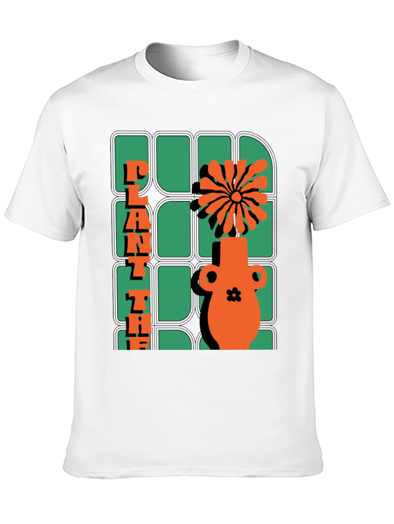 Plant The Seed T-Shirt - Retro Floral Design