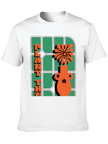 Plant The Seed T-Shirt - Retro Floral Design
