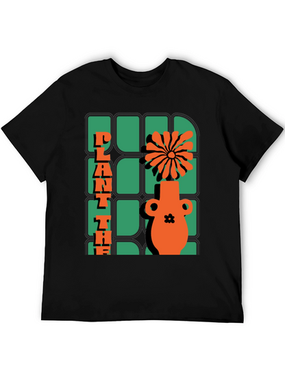 Plant The Seed T-Shirt - Retro Floral Design
