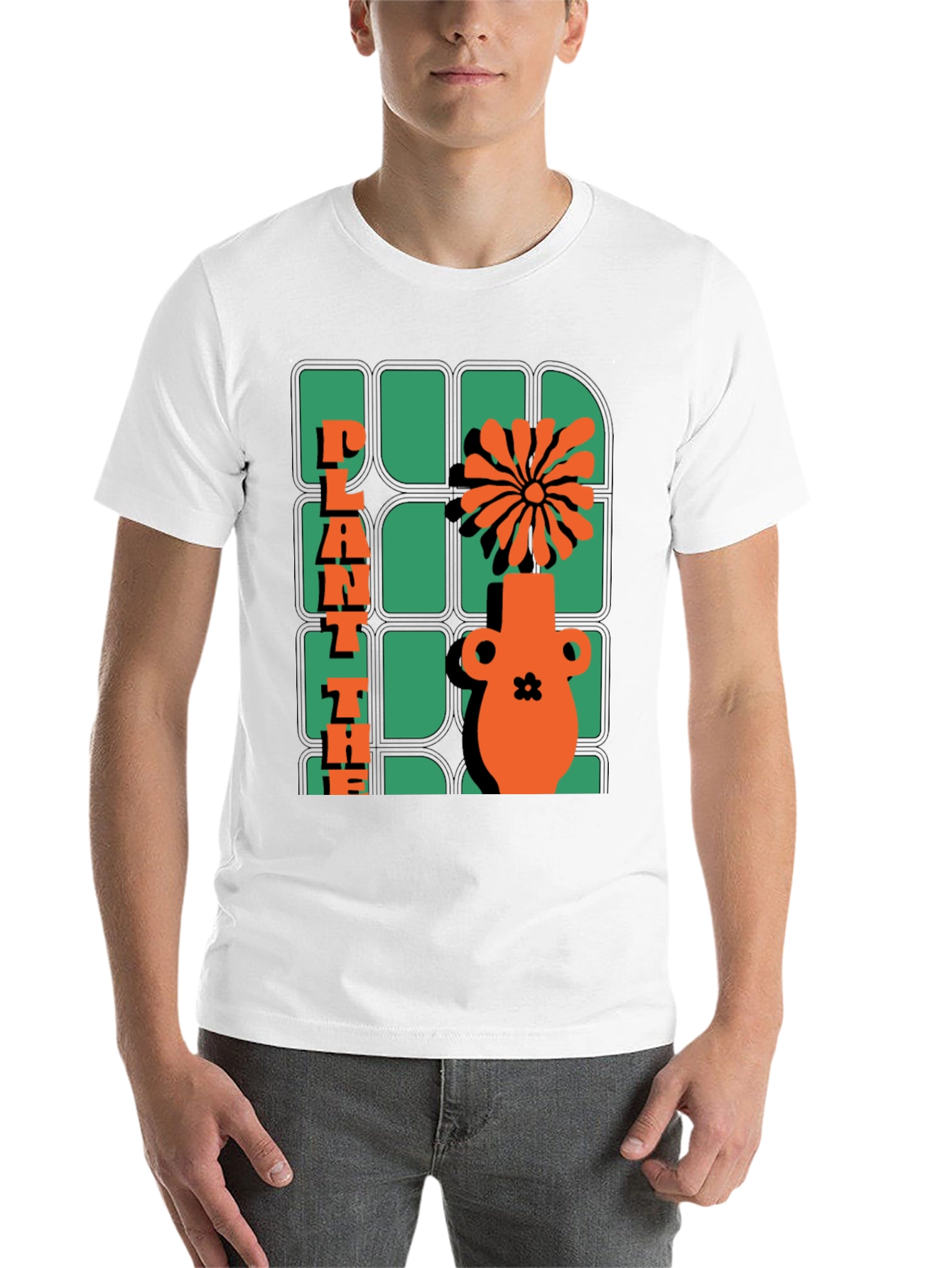 Plant The Seed T-Shirt - Retro Floral Design