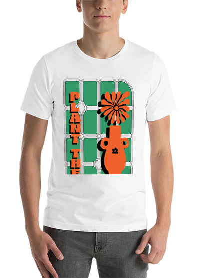Plant The Seed T-Shirt - Retro Floral Design