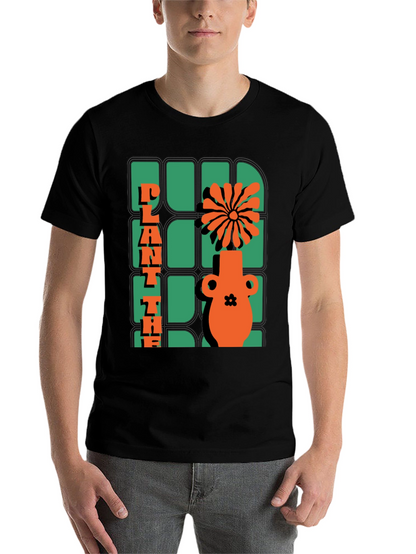 Plant The Seed T-Shirt - Retro Floral Design