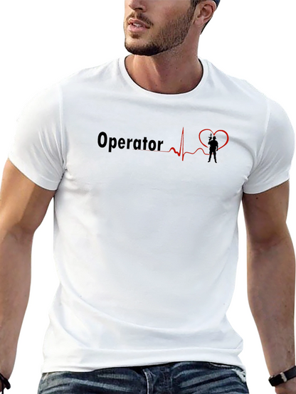Operator Heartbeat Graphic T-Shirt