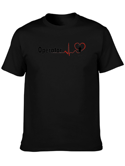 Operator Heartbeat Graphic T-Shirt