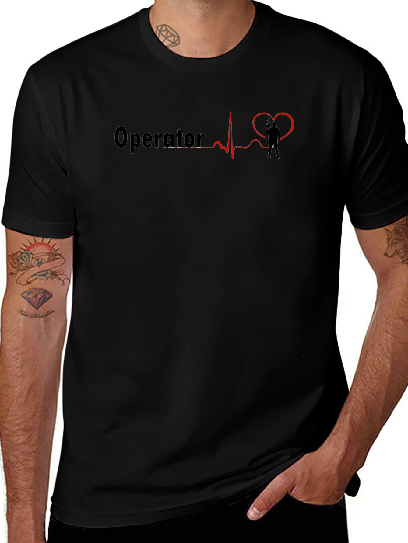 Operator Heartbeat Graphic T-Shirt