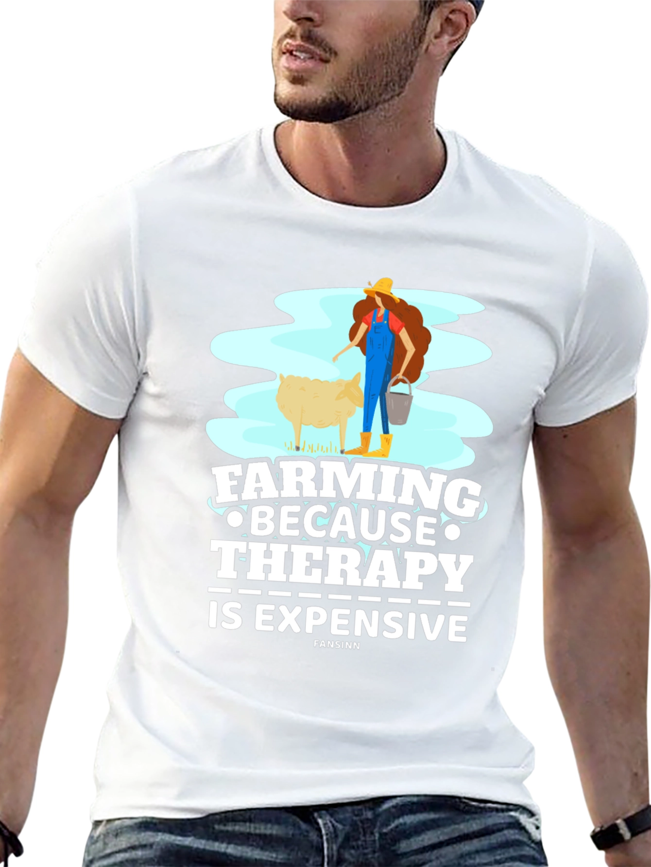 Farming Therapy Graphic Tee