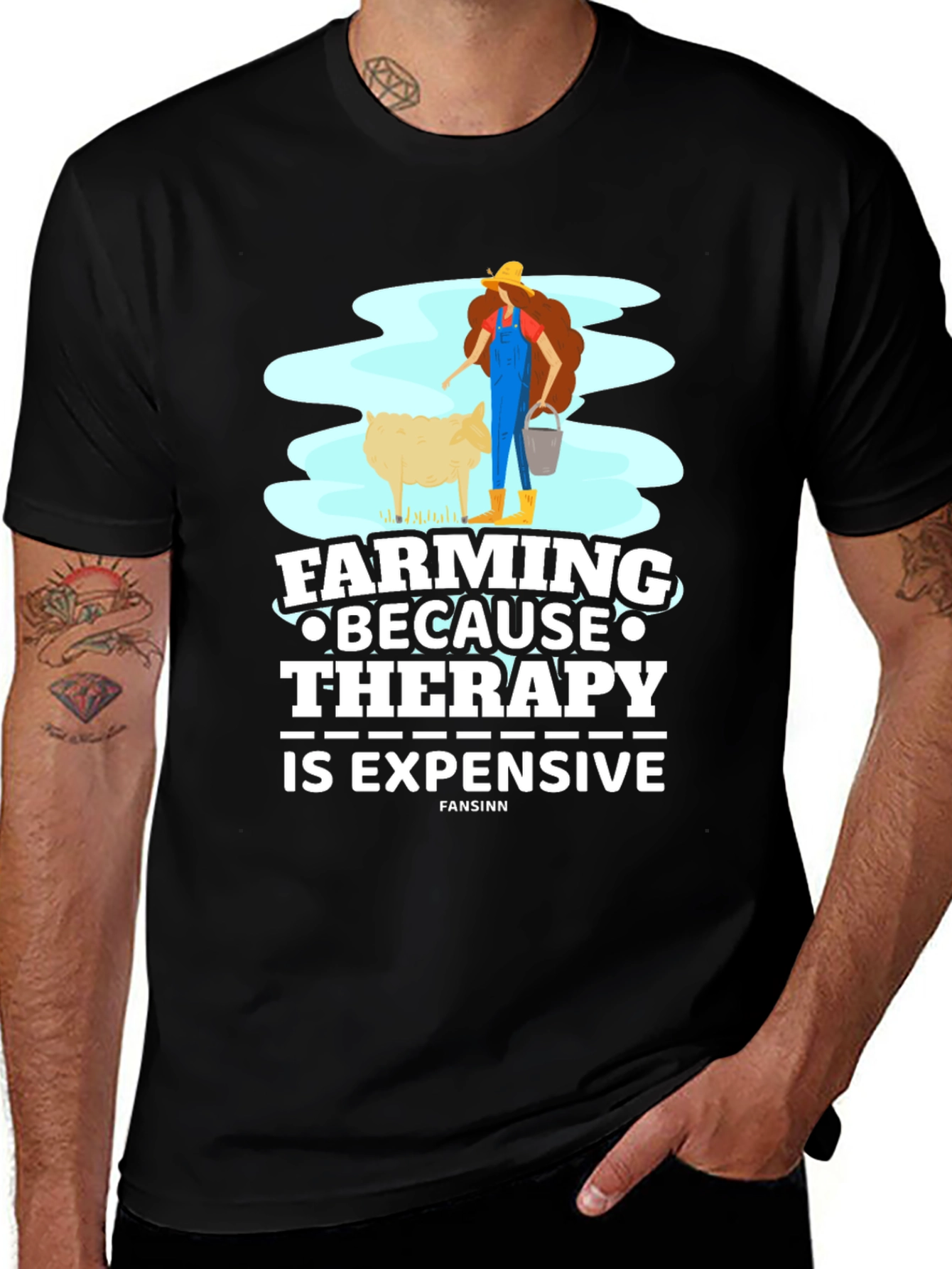 Farming Therapy Graphic Tee
