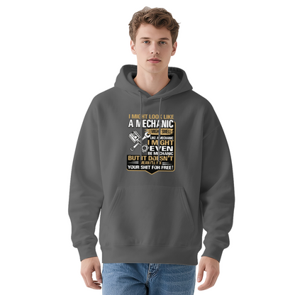 Funny Mechanic Quote Graphic Hoodie