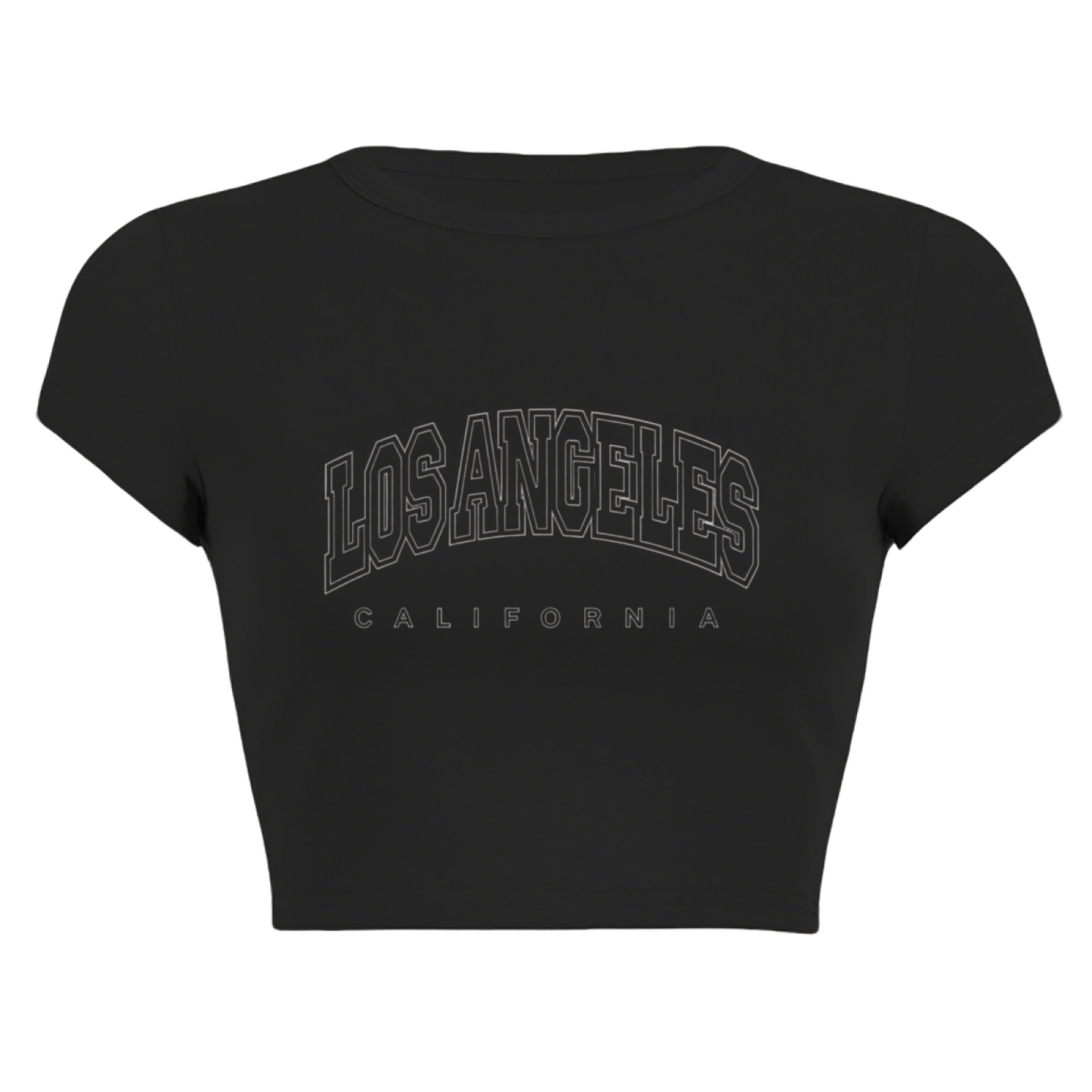 Vintage LOS ANGELES California Letter Crop Top