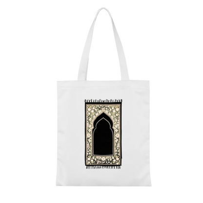 Books & Blooms Literary Canvas Bag | Too Many Books Bookworm Aesthetic Shoulder Tote