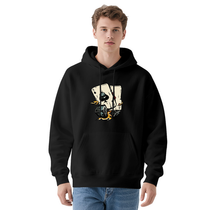 Poker & Dice Street Art Red Hoodie