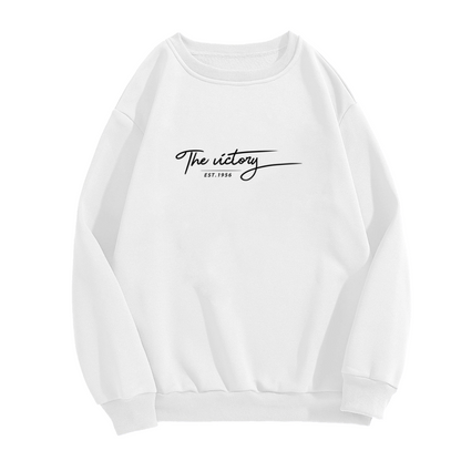 The Victory EST.1956 Cursive Script Crewneck Sweatshirt