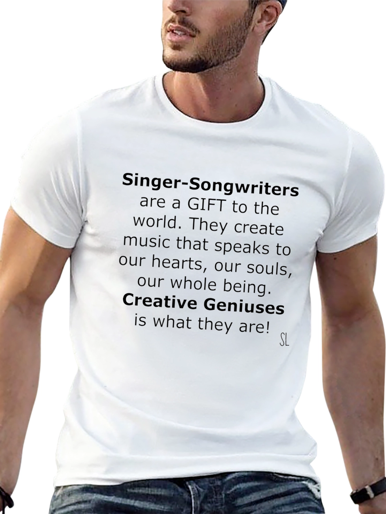 Singer Songwriter Gift T-Shirt Creative Genius Tee