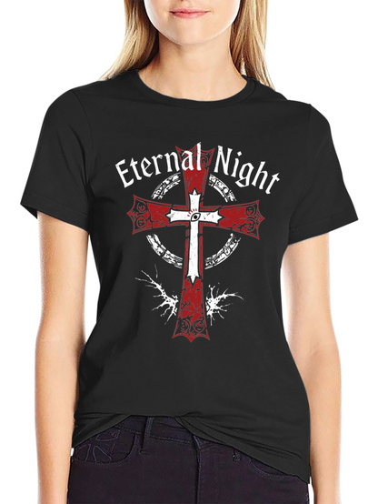 Eternal Night Templar T-Shirt - Gothic Design