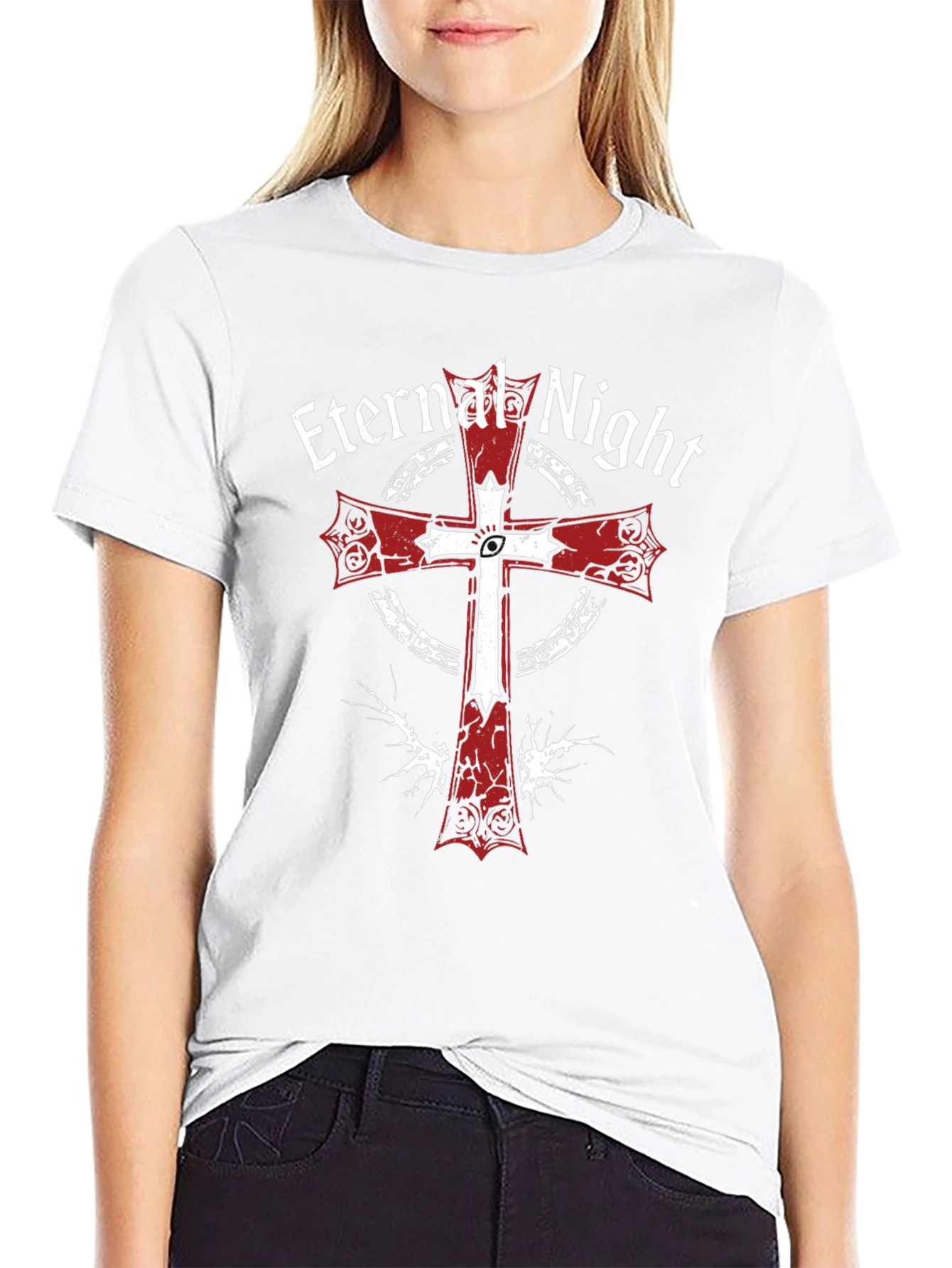 Eternal Night Templar T-Shirt - Gothic Design