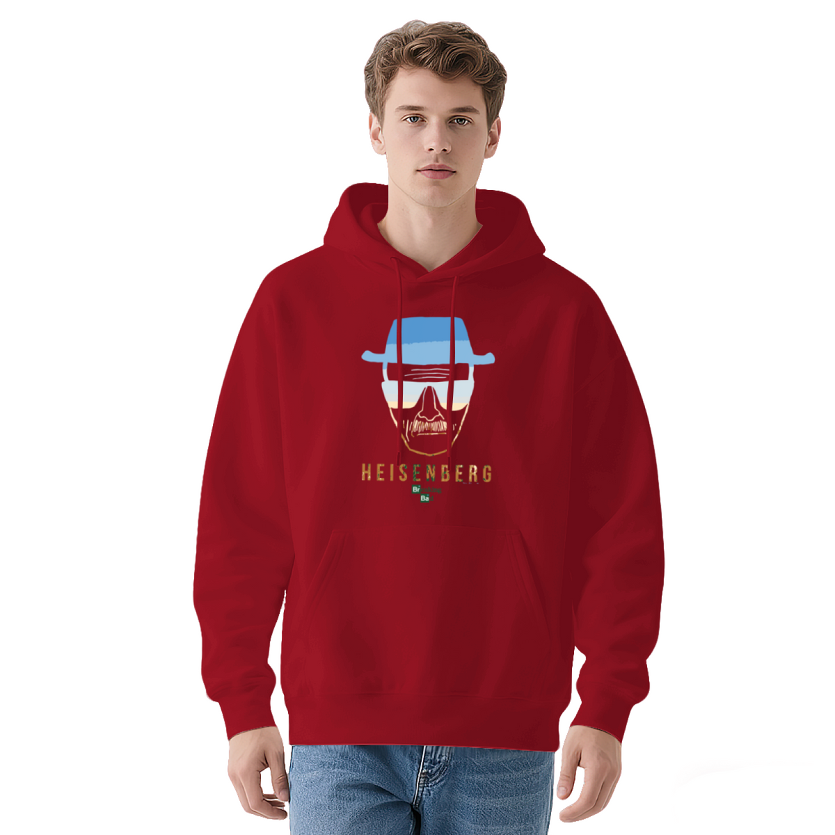 Classic Heisenberg Breaking Bad Fan Hoodie, Warm Unisex Pullover
