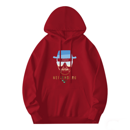 Classic Heisenberg Breaking Bad Fan Hoodie, Warm Unisex Pullover