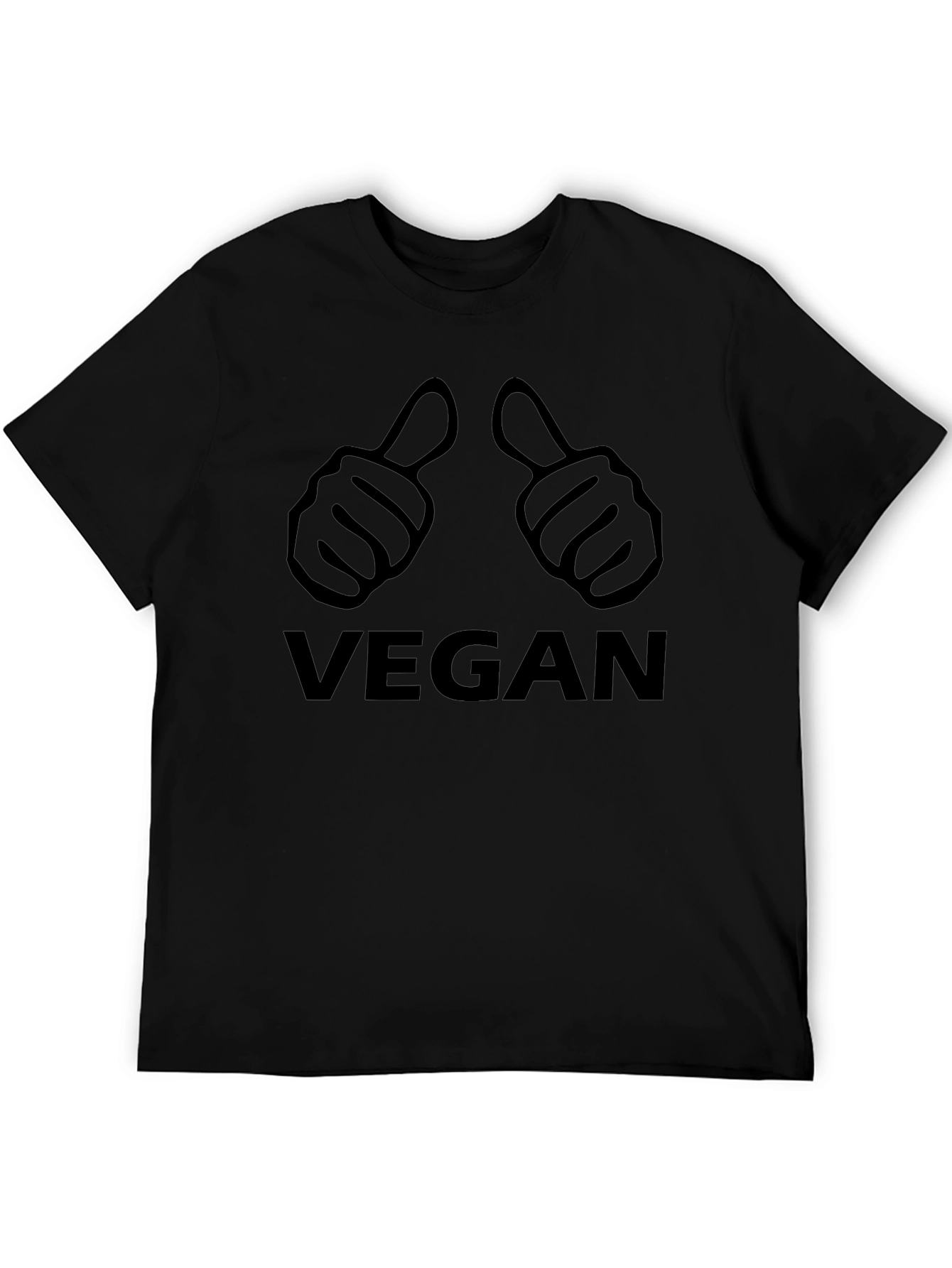 Vegan Thumbs Up Graphic T-Shirt