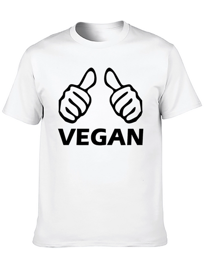 Vegan Thumbs Up Graphic T-Shirt