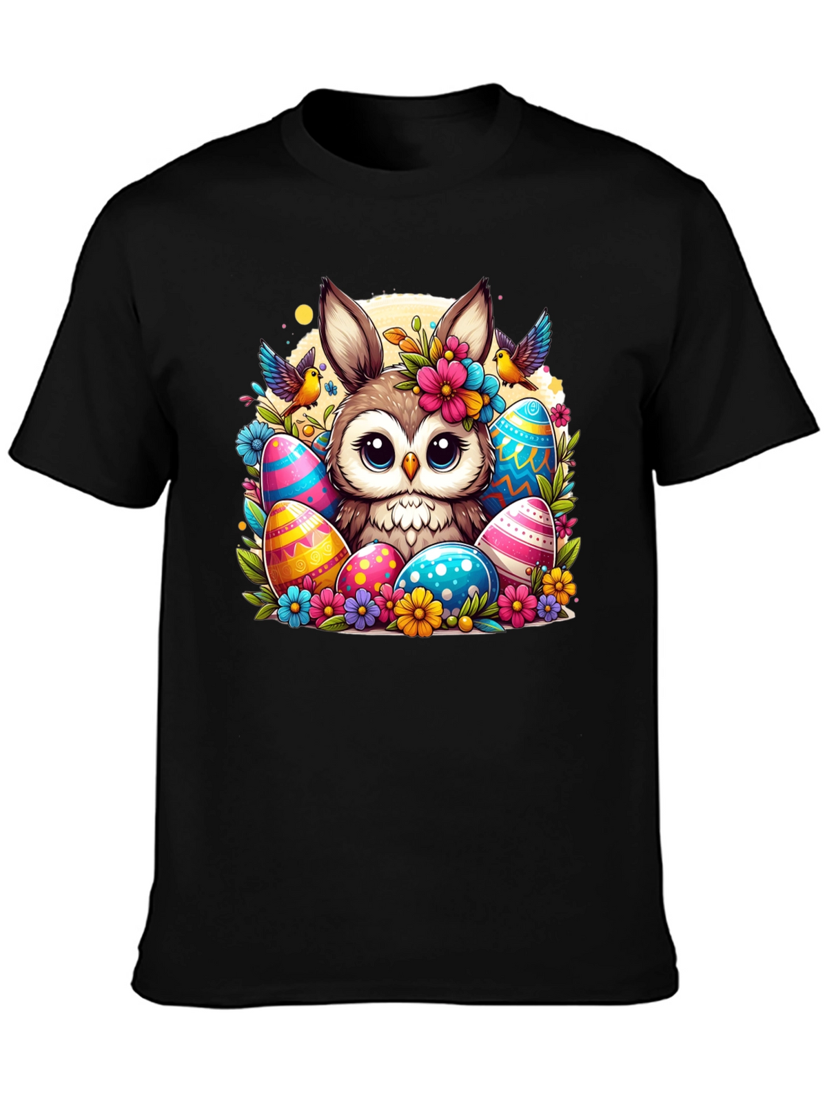 Easter Owl Bunny T-Shirt