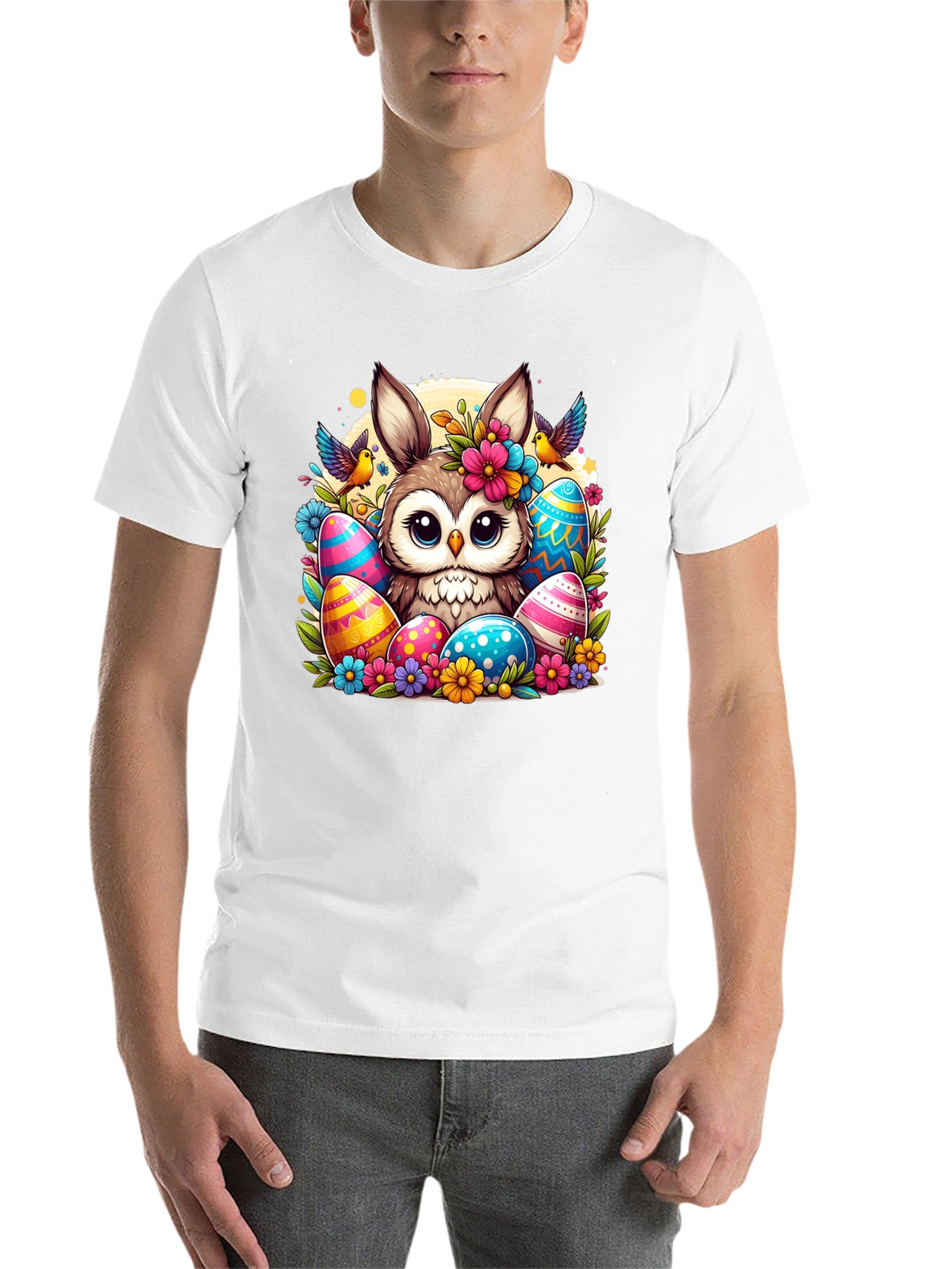 Easter Owl Bunny T-Shirt