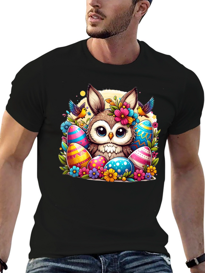 Easter Owl Bunny T-Shirt