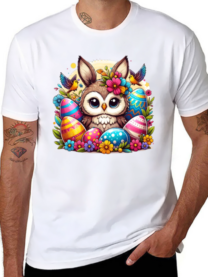 Easter Owl Bunny T-Shirt