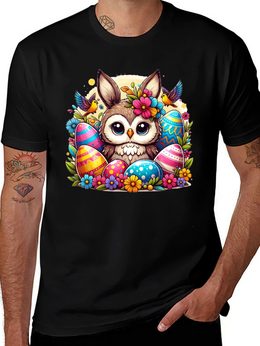 Easter Owl Bunny T-Shirt
