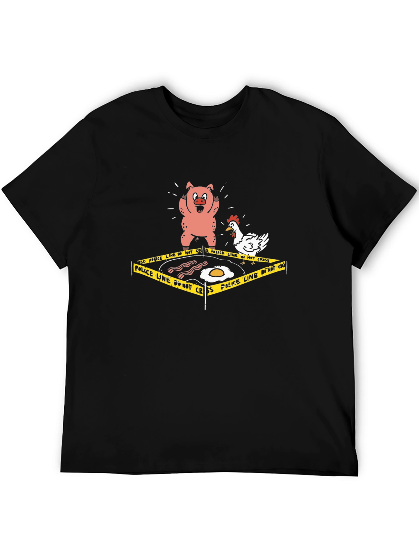 Breakfast Crime Scene T-Shirt