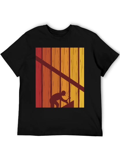 Retro Carpenter T-Shirt - Handyman Woodworker Tee