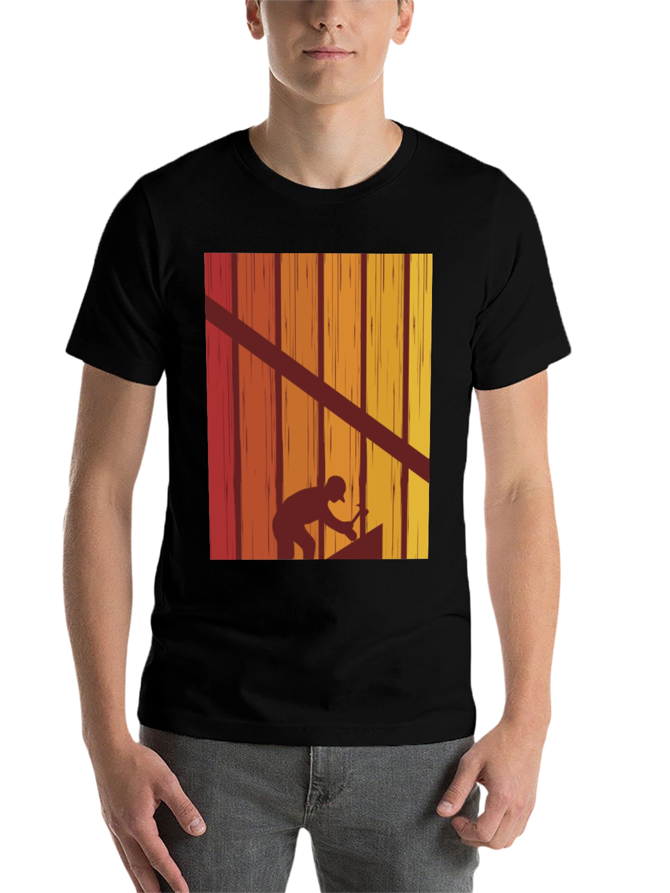 Retro Carpenter T-Shirt - Handyman Woodworker Tee