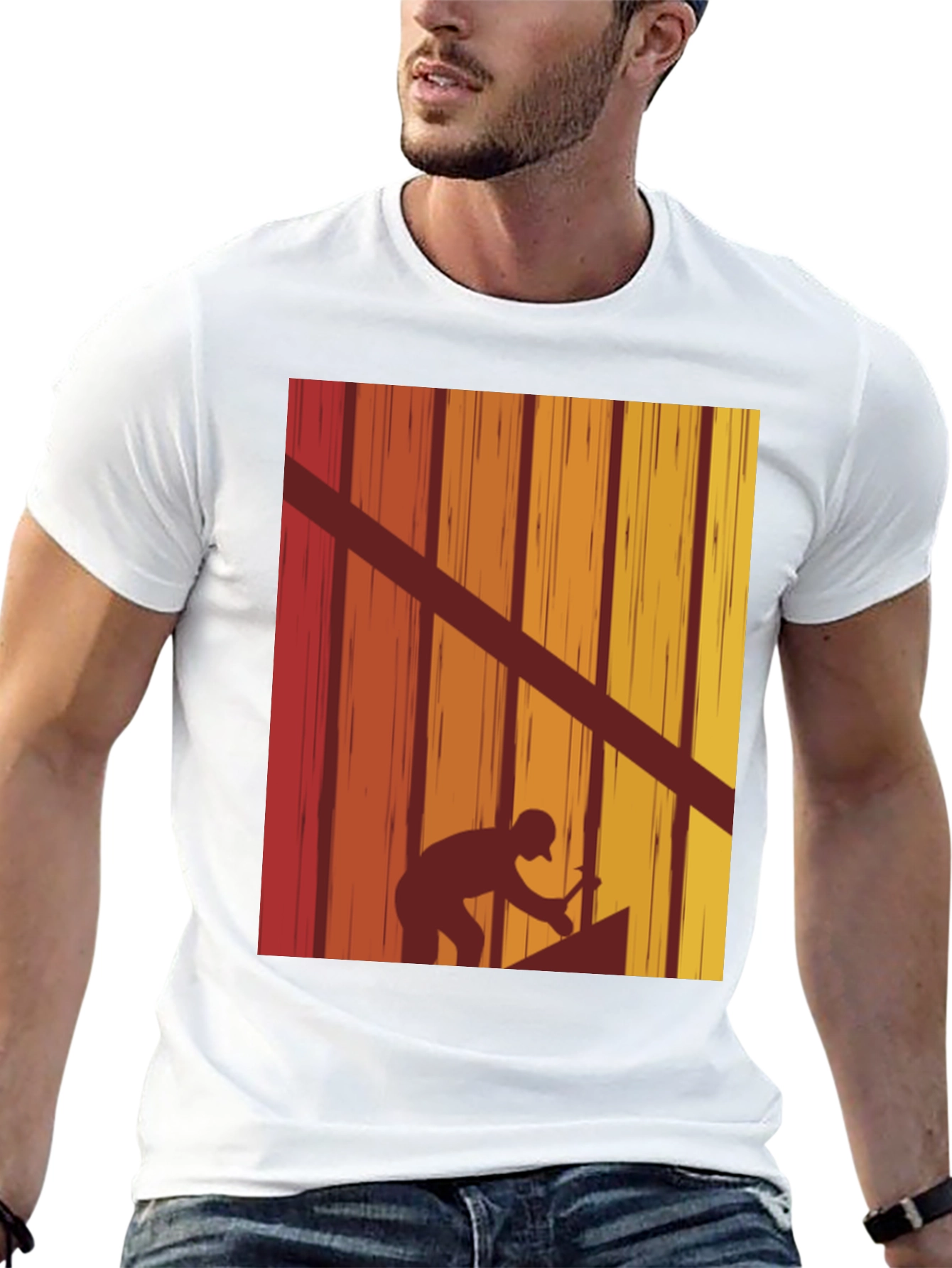 Retro Carpenter T-Shirt - Handyman Woodworker Tee