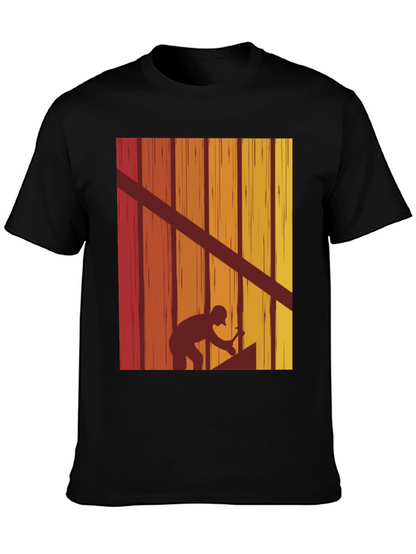 Retro Carpenter T-Shirt - Handyman Woodworker Tee